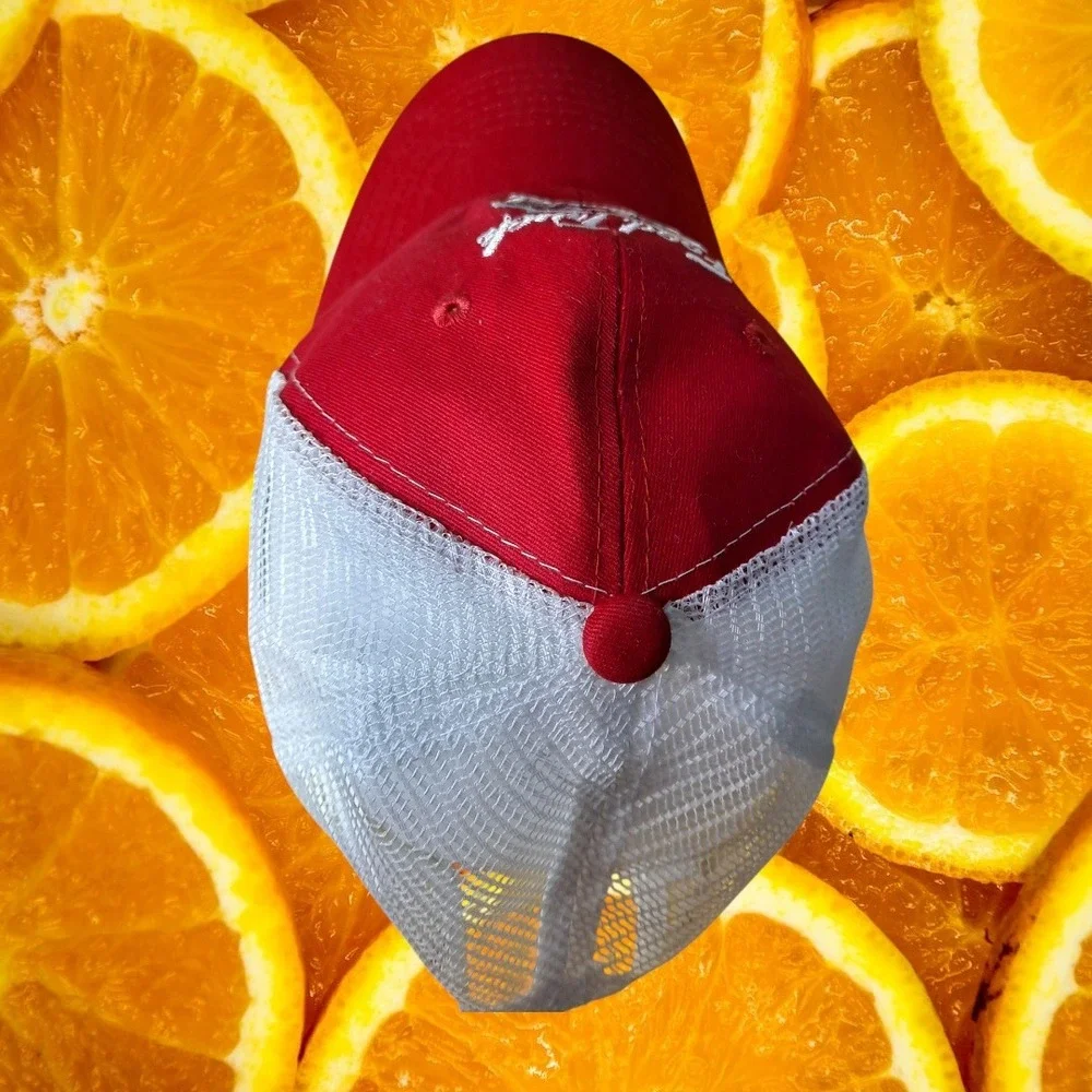 Food Truck Festival Hat Red White Trucker Cap Adjustable Baseball‎